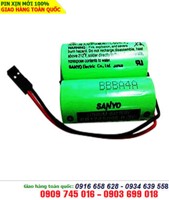 Pin nuôi nguồn Sanyo 2CR17450SE-R lithium 3v 4/5A 5000mAh chính hãng Made in Japan